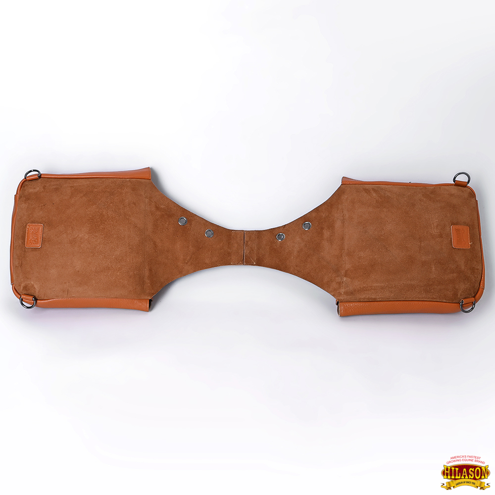 Bolso de montar de cuero genuino de alta resistencia AK Hilason Western Horse Trail Riding - Imagen 32 de 33