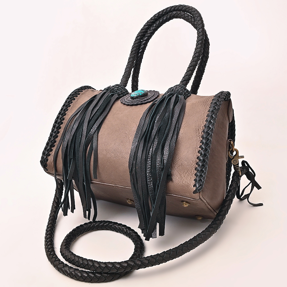AD American Darling Duffel Hair on Genuine Leather Western Women Bag | Handbag - Picture 49 of 58