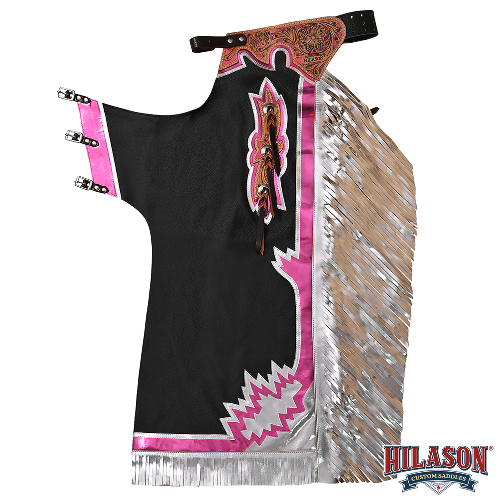 Chaleco protector de cuero de seguridad para montar toros a caballo occidental HS HILASON y rodeo - Imagen 55 de 182