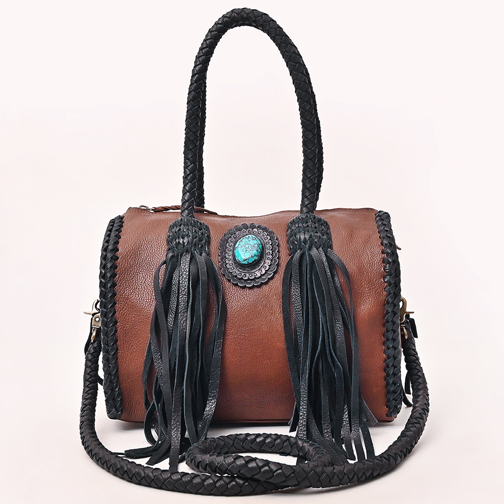 AD American Darling Duffel Hair on Genuine Leather Western Women Bag | Handbag - Picture 53 of 58