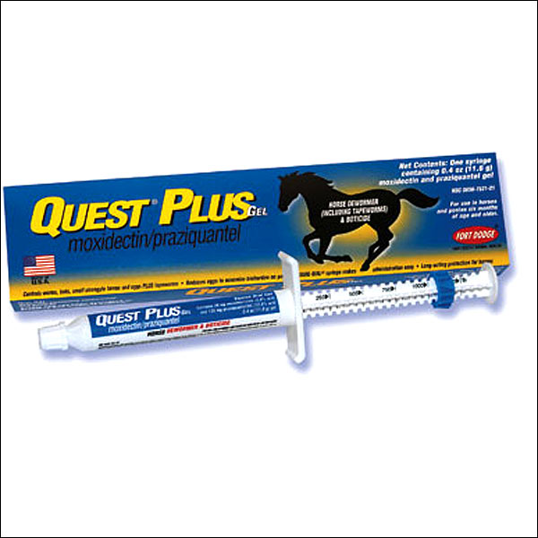 U2203 ZOETIS EQUINE QUEST PLUS ANIMAL HORSE DEWORMER PARACITE CONTROL