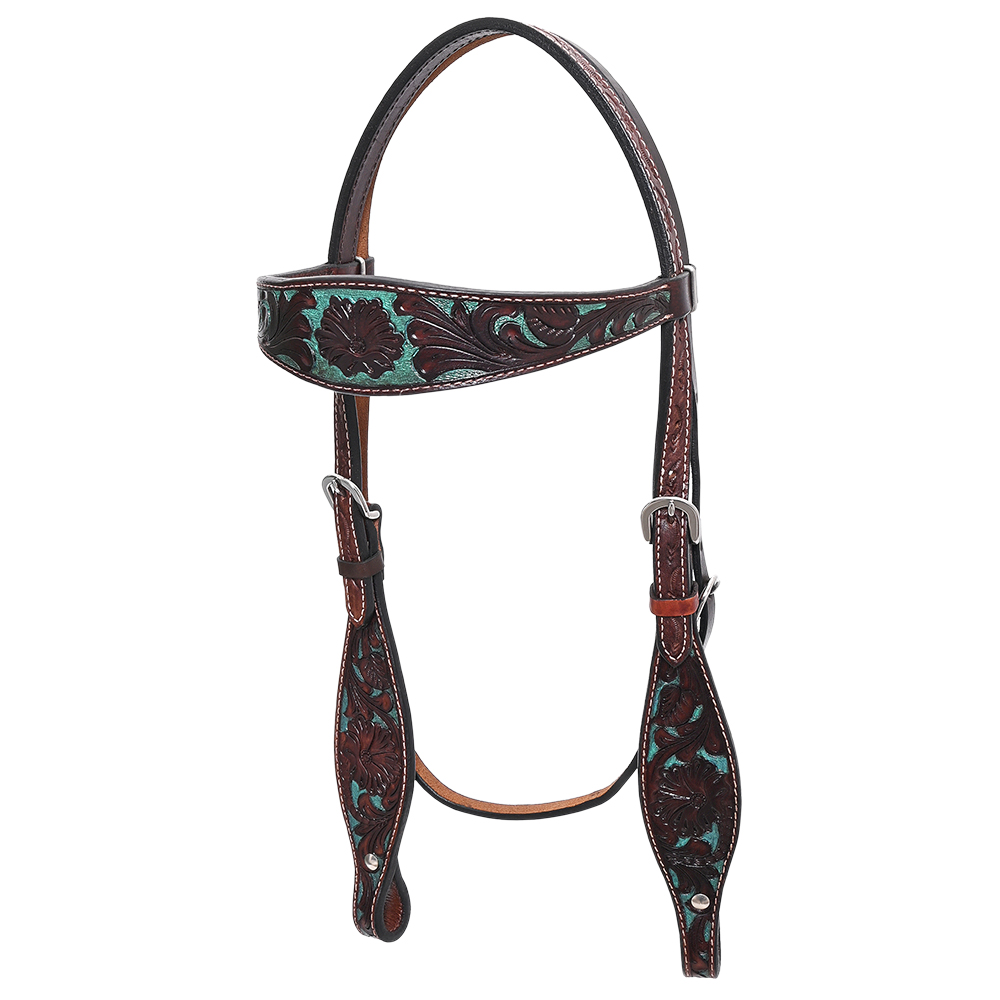 BH HILASON Western Horse Headstall Breast Collar Set Tack Genuine American - Picture 172 of 247