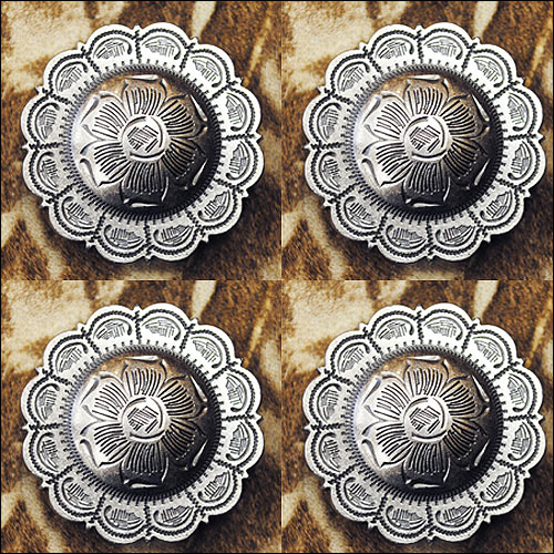 Sillín bling vaquera tallado floral concho con rosca trasera occidental 13HS - Imagen 8 de 25
