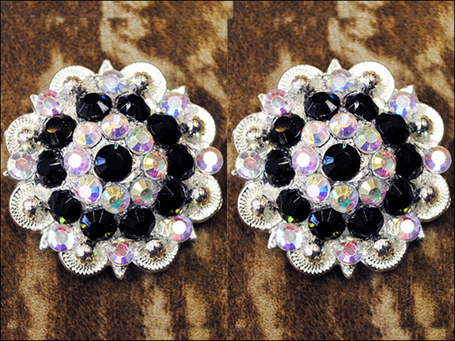 Conchos Berry Vidrio Estrás Artesanal 78HS Bling 1,5" Silla de montar de caballo Tack Western - Imagen 45 de 181