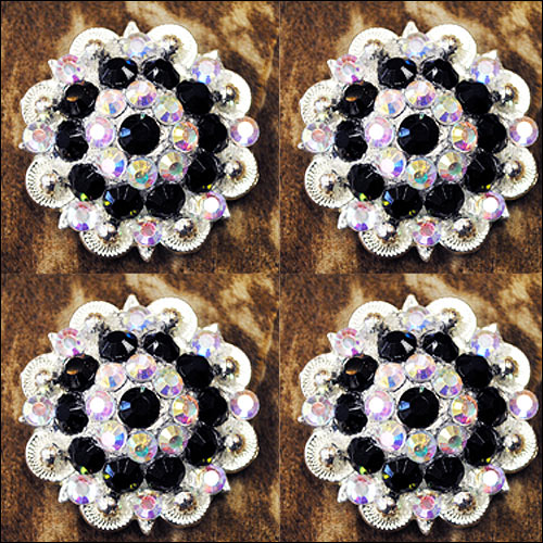 Conchos Berry Vidrio Estrás Artesanal 78HS Bling 1,5" Silla de montar de caballo Tack Western - Imagen 46 de 181