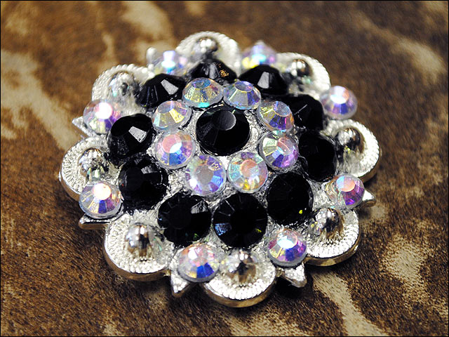 Conchos Berry Vidrio Estrás Artesanal 78HS Bling 1,5" Silla de montar de caballo Tack Western - Imagen 47 de 181