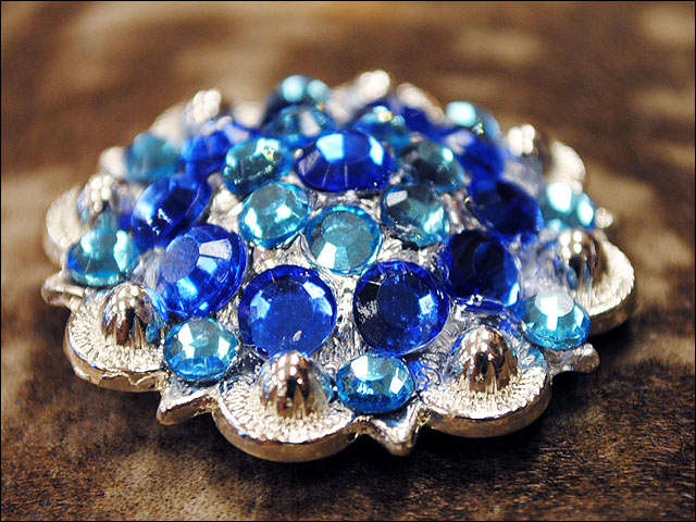Conchos Berry Vidrio Estrás Artesanal 78HS Bling 1,5" Silla de montar de caballo Tack Western - Imagen 63 de 181