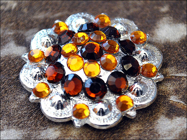Conchos Berry Vidrio Estrás Artesanal 78HS Bling 1,5" Silla de montar de caballo Tack Western - Imagen 175 de 181