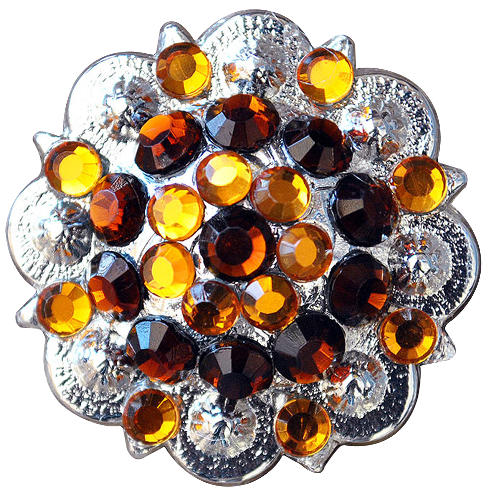Conchos Berry Vidrio Estrás Artesanal 78HS Bling 1,5" Silla de montar de caballo Tack Western - Imagen 174 de 181