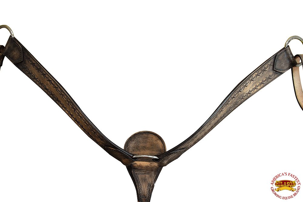 BH HILASON Western Horse Headstall Breast Collar Set Tack Genuine American - Picture 33 of 247
