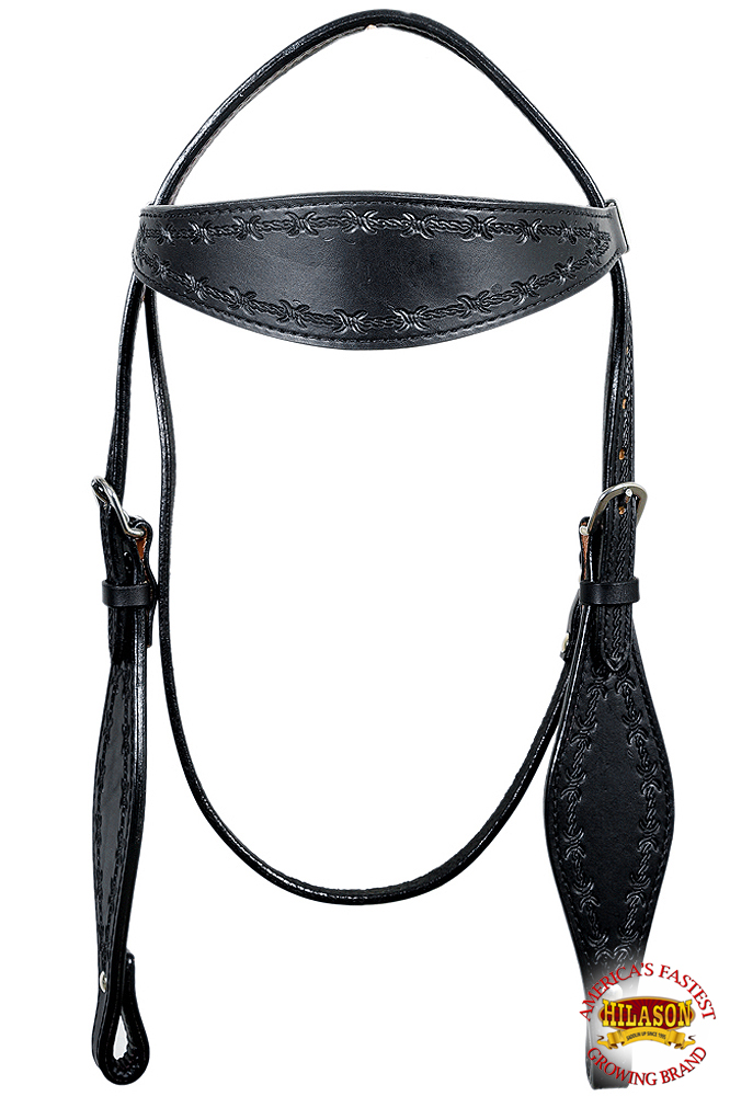 BH HILASON Western Horse Headstall Breast Collar Set Tack Genuine American - Picture 10 of 247