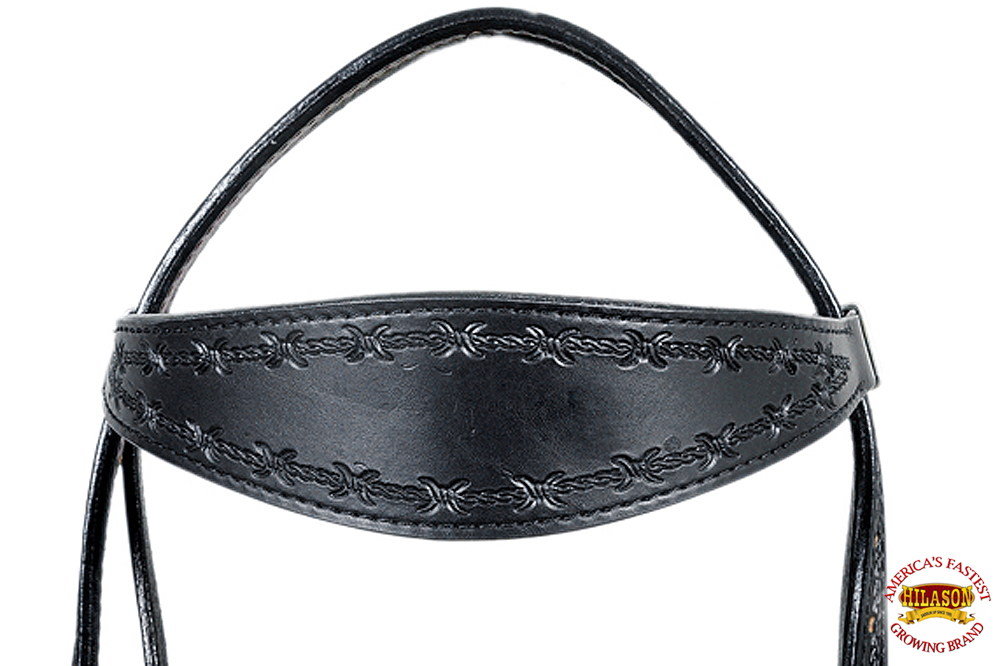 BH HILASON Western Horse Headstall Breast Collar Set Tack Genuine American - Picture 13 of 247