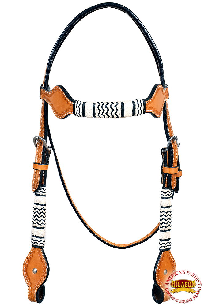 CSET Western Horse Headstall Breast Collar Set Tack American Leather