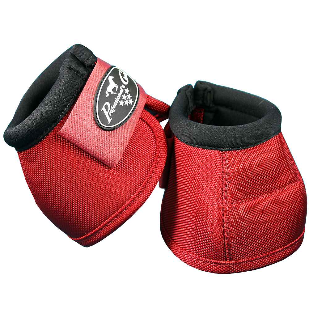 Weaver Horse Bell Boots Synergy Sport 2520D Ballistic Red U-5-03 