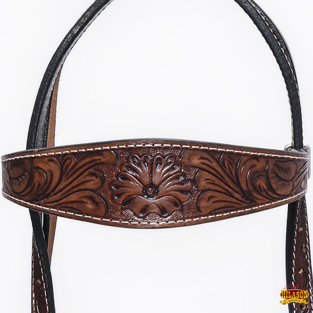 BH HILASON Western Horse Headstall Breast Collar Set Tack Genuine American - Picture 159 of 247