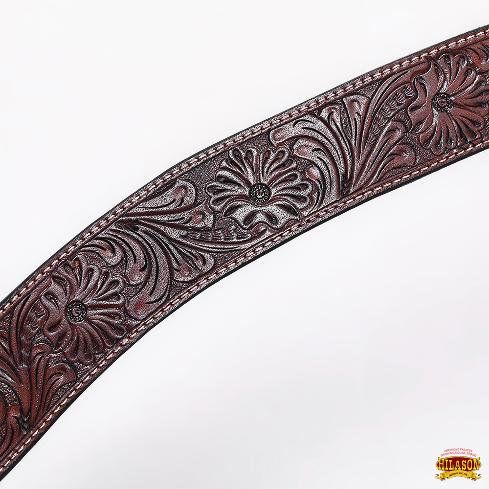 BH HILASON Western Horse Headstall Breast Collar Set Tack Genuine American - Picture 162 of 247