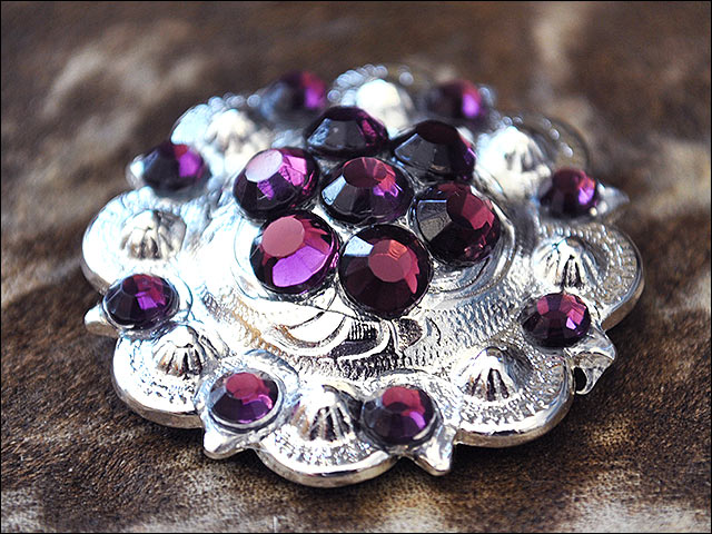 Conchos Berry Vidrio Estrás Artesanal 78HS Bling 1,5" Silla de montar de caballo Tack Western - Imagen 10 de 181