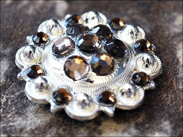 Conchos Berry Vidrio Estrás Artesanal 78HS Bling 1,5" Silla de montar de caballo Tack Western - Imagen 65 de 181