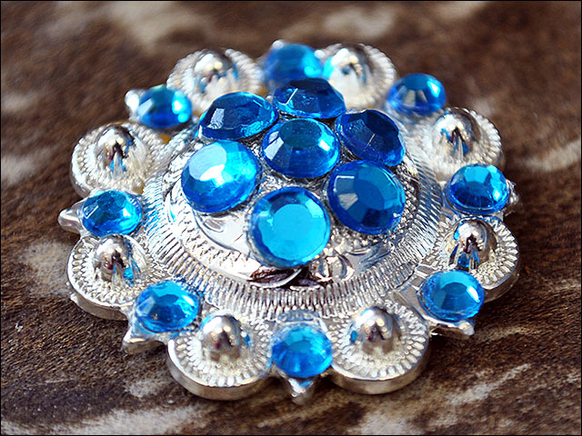 Conchos Berry Vidrio Estrás Artesanal 78HS Bling 1,5" Silla de montar de caballo Tack Western - Imagen 81 de 181