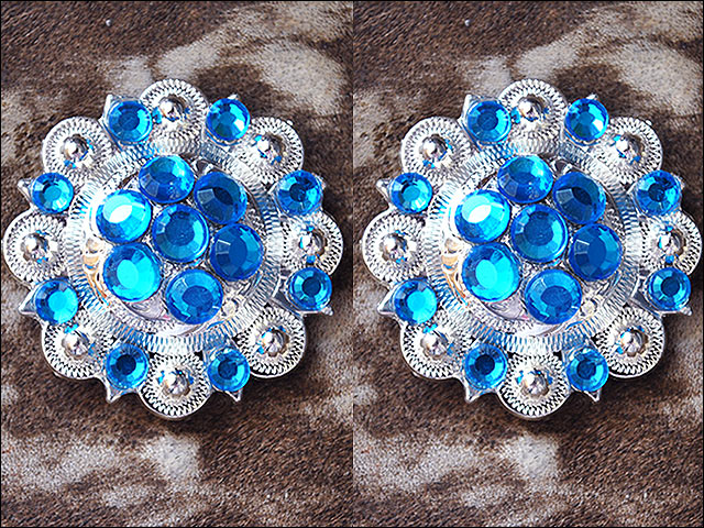 Conchos Berry Vidrio Estrás Artesanal 78HS Bling 1,5" Silla de montar de caballo Tack Western - Imagen 83 de 181