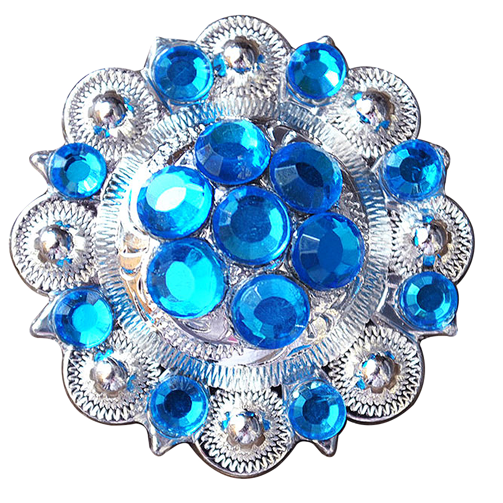 Conchos Berry Vidrio Estrás Artesanal 78HS Bling 1,5" Silla de montar de caballo Tack Western - Imagen 80 de 181