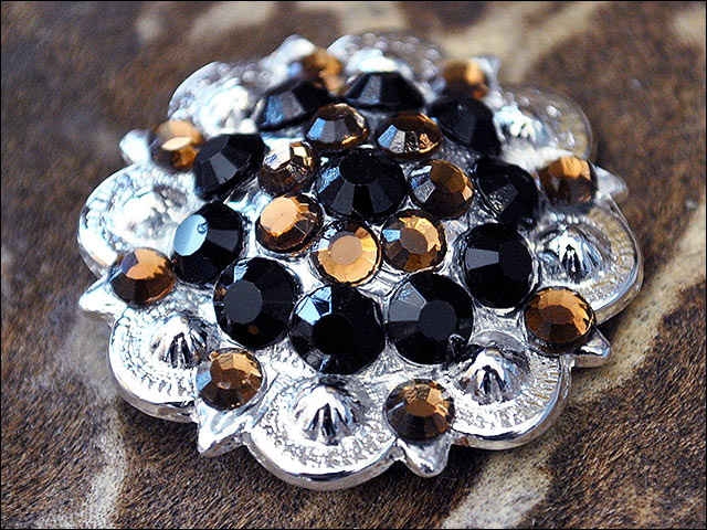Conchos Berry Vidrio Estrás Artesanal 78HS Bling 1,5" Silla de montar de caballo Tack Western - Imagen 41 de 181