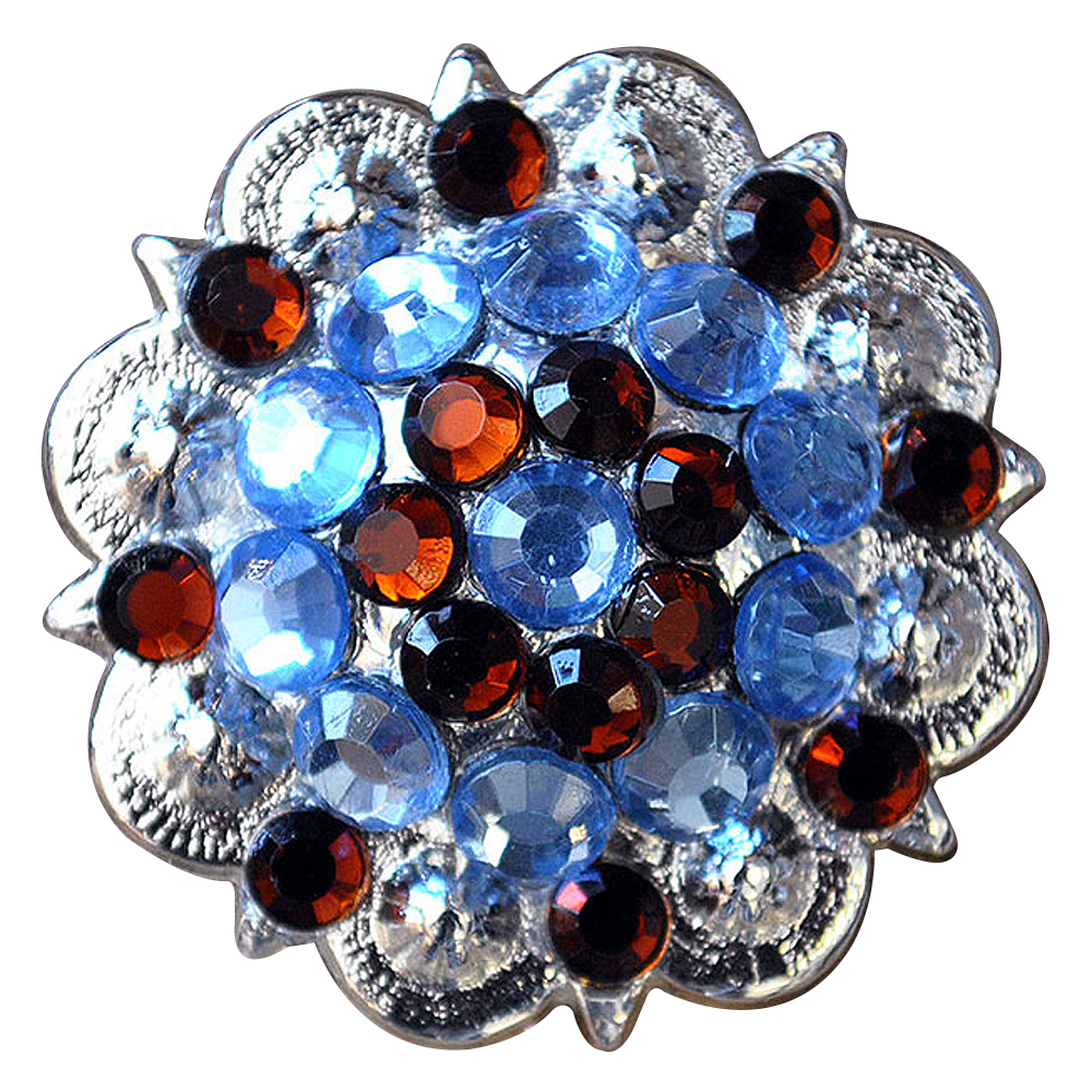 Conchos Berry Vidrio Estrás Artesanal 78HS Bling 1,5" Silla de montar de caballo Tack Western - Imagen 28 de 181