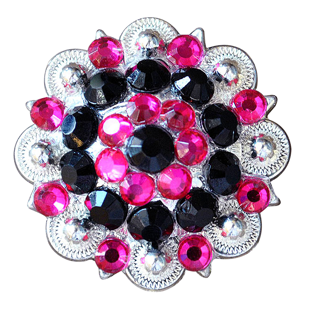 Conchos Berry Vidrio Estrás Artesanal 78HS Bling 1,5" Silla de montar de caballo Tack Western - Imagen 48 de 181