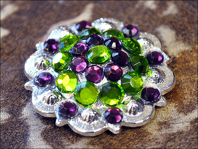 Conchos Berry Vidrio Estrás Artesanal 78HS Bling 1,5" Silla de montar de caballo Tack Western - Imagen 147 de 181