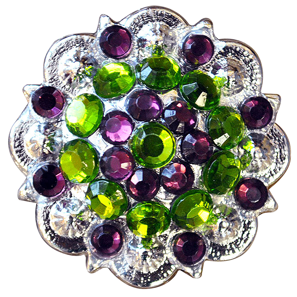 Conchos Berry Vidrio Estrás Artesanal 78HS Bling 1,5" Silla de montar de caballo Tack Western - Imagen 146 de 181