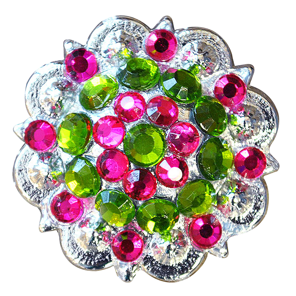 Conchos Berry Vidrio Estrás Artesanal 78HS Bling 1,5" Silla de montar de caballo Tack Western - Imagen 158 de 181