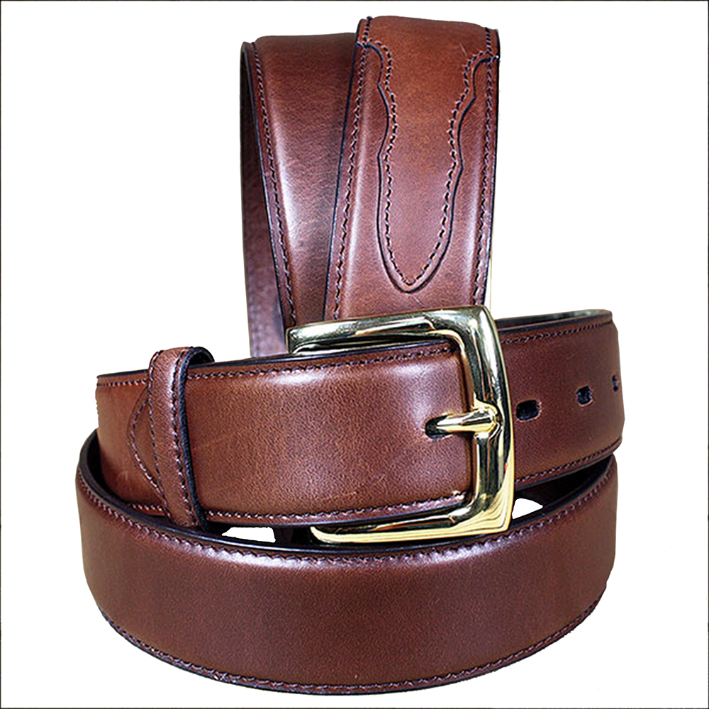 Brown New Mens Formal Durable Pure Leather Belt Removable Buckle U1015