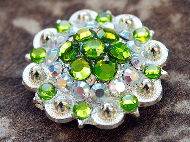 Conchos Berry Vidrio Estrás Artesanal 78HS Bling 1,5" Silla de montar de caballo Tack Western - Imagen 155 de 181