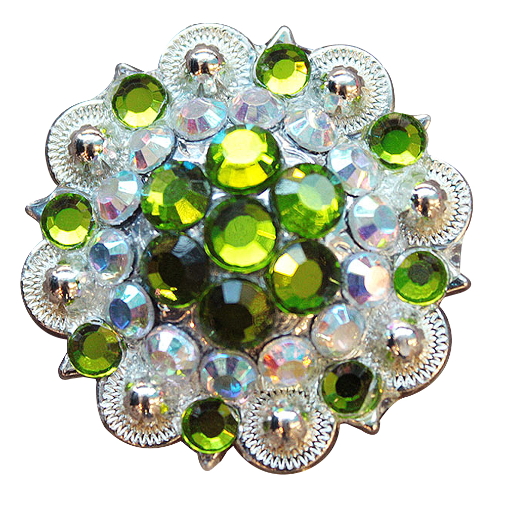 Conchos Berry Vidrio Estrás Artesanal 78HS Bling 1,5" Silla de montar de caballo Tack Western - Imagen 154 de 181