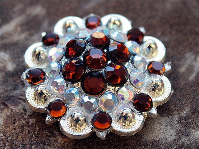Conchos Berry Vidrio Estrás Artesanal 78HS Bling 1,5" Silla de montar de caballo Tack Western - Imagen 171 de 181