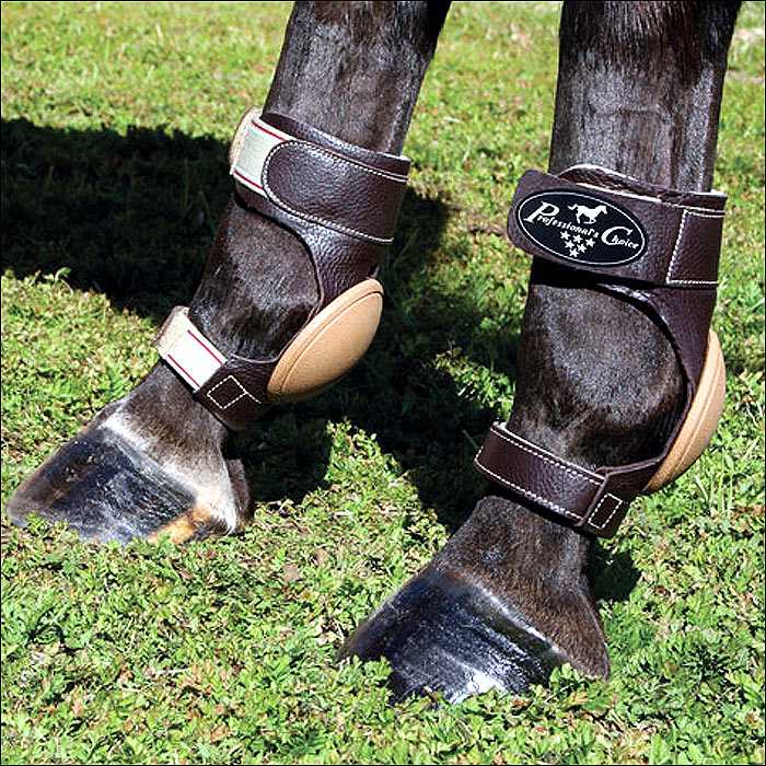 U100 Professionals Choice Leather Skid Horse Reining Roping Leg Boots