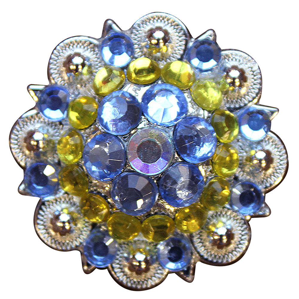 Conchos Berry Vidrio Estrás Artesanal 78HS Bling 1,5" Silla de montar de caballo Tack Western - Imagen 110 de 181