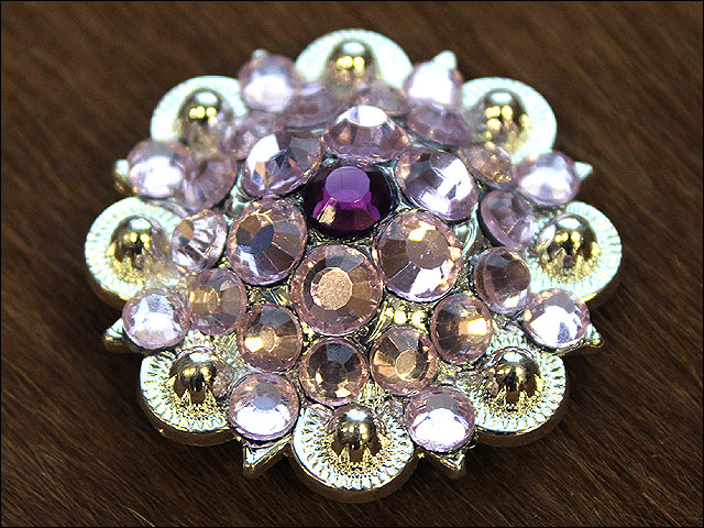 Conchos Berry Vidrio Estrás Artesanal 78HS Bling 1,5" Silla de montar de caballo Tack Western - Imagen 15 de 181
