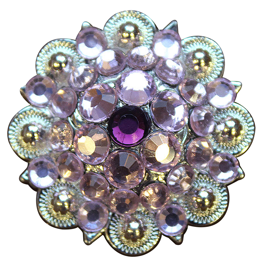 Conchos Berry Vidrio Estrás Artesanal 78HS Bling 1,5" Silla de montar de caballo Tack Western - Imagen 13 de 181