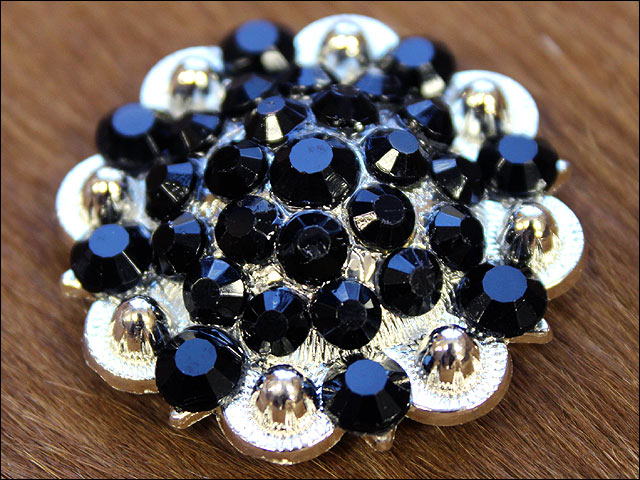 Conchos Berry Vidrio Estrás Artesanal 78HS Bling 1,5" Silla de montar de caballo Tack Western - Imagen 54 de 181