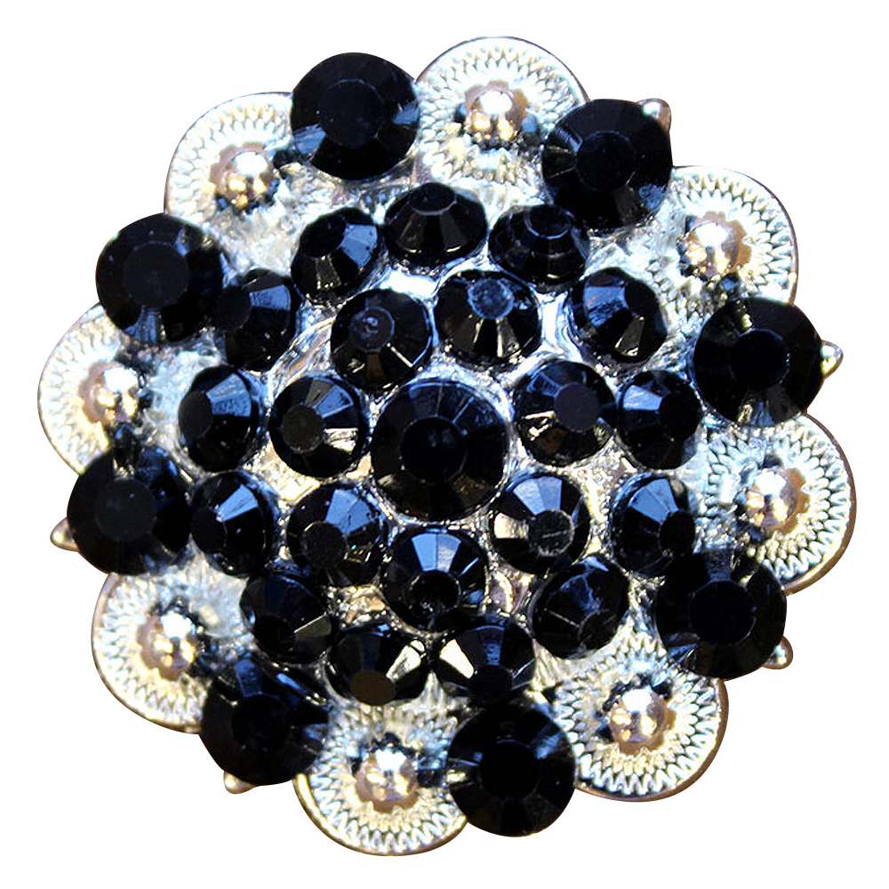 Conchos Berry Vidrio Estrás Artesanal 78HS Bling 1,5" Silla de montar de caballo Tack Western - Imagen 52 de 181