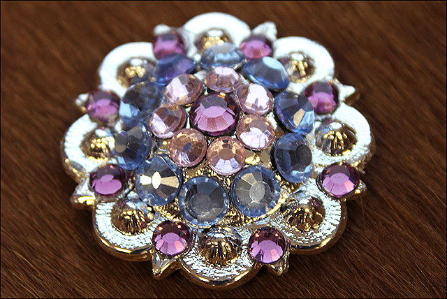 Conchos Berry Vidrio Estrás Artesanal 78HS Bling 1,5" Silla de montar de caballo Tack Western - Imagen 124 de 181