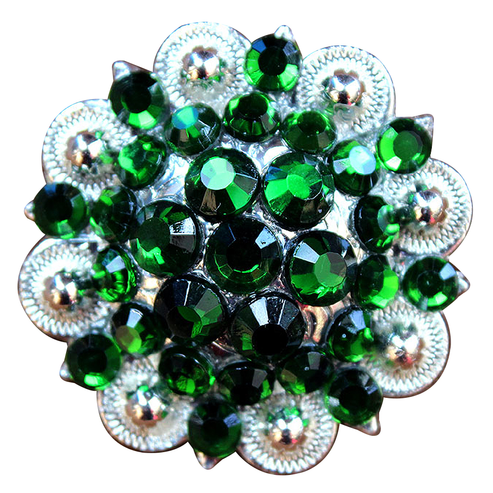 Conchos Berry Vidrio Estrás Artesanal 78HS Bling 1,5" Silla de montar de caballo Tack Western - Imagen 134 de 181