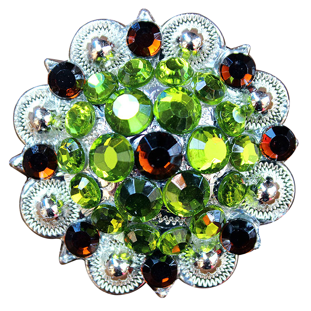 Conchos Berry Vidrio Estrás Artesanal 78HS Bling 1,5" Silla de montar de caballo Tack Western - Imagen 142 de 181