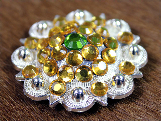 Conchos Berry Vidrio Estrás Artesanal 78HS Bling 1,5" Silla de montar de caballo Tack Western - Imagen 107 de 181