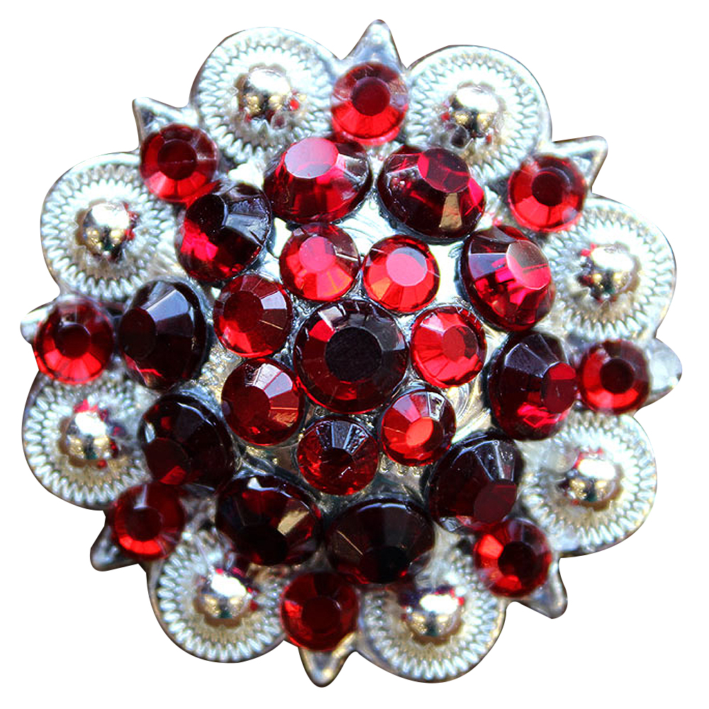 Conchos Berry Vidrio Estrás Artesanal 78HS Bling 1,5" Silla de montar de caballo Tack Western - Imagen 126 de 181