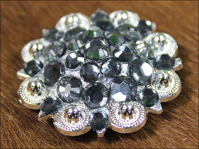 Conchos Berry Vidrio Estrás Artesanal 78HS Bling 1,5" Silla de montar de caballo Tack Western - Imagen 37 de 181
