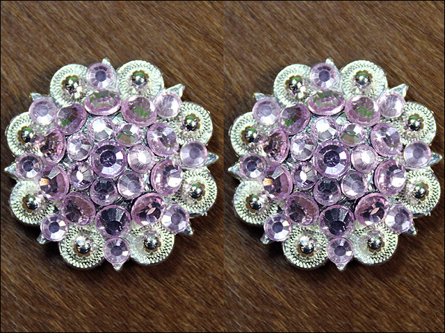 Conchos Berry Vidrio Estrás Artesanal 78HS Bling 1,5" Silla de montar de caballo Tack Western - Imagen 168 de 181