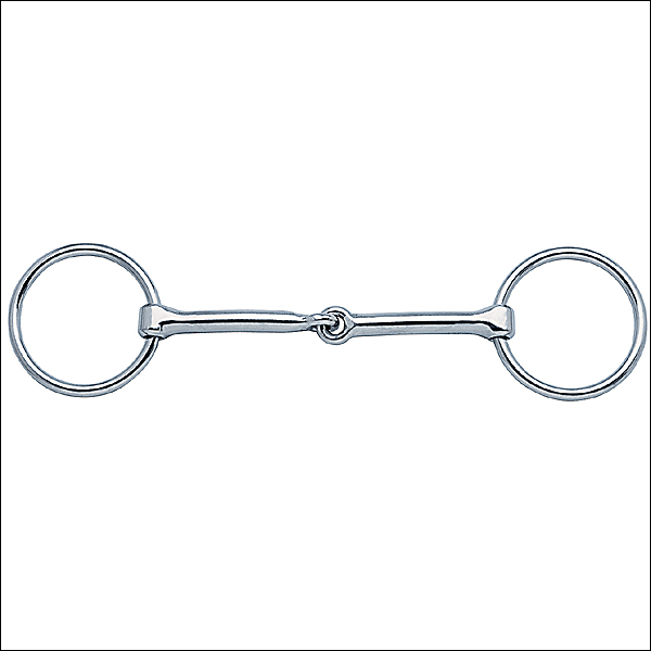 C3090 WEAVER LEATHER DRAFT HORSE BIT 6 INCH SNAFFLE MOUTH STAINLESS