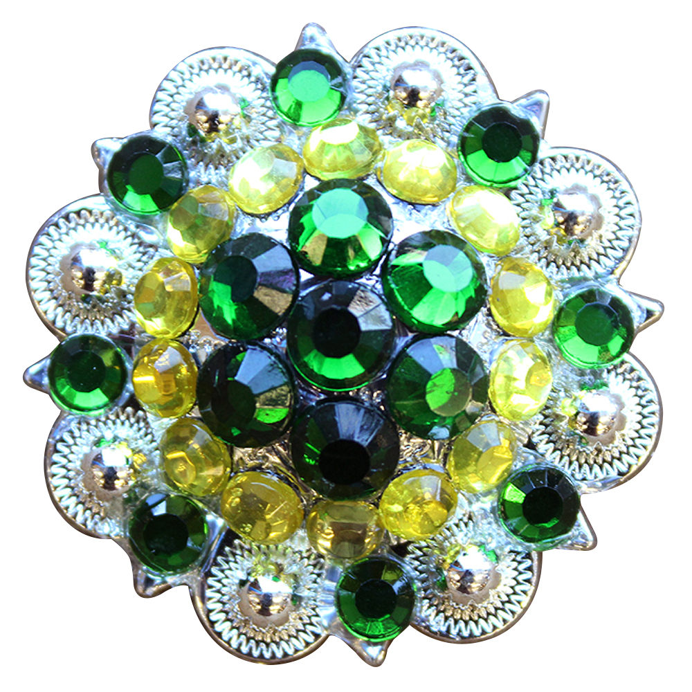 Conchos Berry Vidrio Estrás Artesanal 78HS Bling 1,5" Silla de montar de caballo Tack Western - Imagen 130 de 181